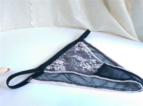 Sheer Bikini Panties Gift For Sweetheart Transparent Lingerie Bridal Shower Or Hens Night