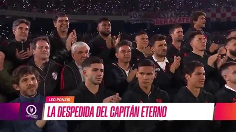 Se despidió un emblema de River Leo Ponzio le dijo adiós al fútbol con