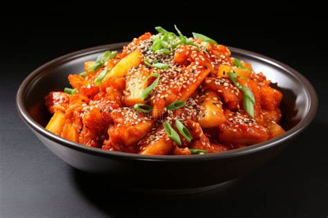 Authentic South Korean Dakgalbi Spicy Stir Fried Chicken Bursting With