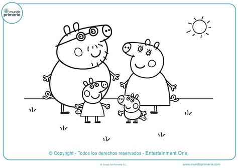 Dibujos De Peppa Pig Para Colorear Descarga Gratis