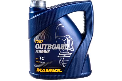 Полусинтетическое моторное масло MANNOL OUTBOARD MARINE, 4 л 1428 ...