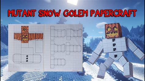 Minecraft Papercraft Mutant Snow Golem | The Best Porn Website