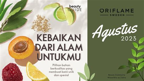 Katalog Oriflame Agustus 2023 Beauty Guide Terbaru YouTube