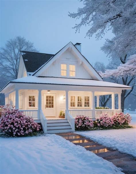 Pin By Nat On Winter In Dream House Exterior Dream House Plans