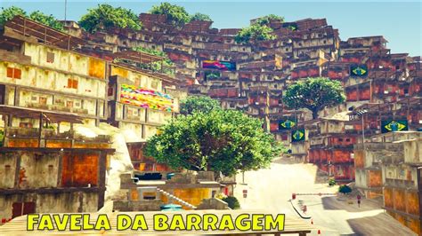 NOVA FAVELA PARA FIVEM DE GRAÇA FAVELA DA BARRAGEM YouTube