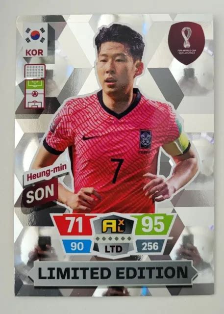 Fifa World Cup Qatar Panini Adrenalyn Xl Heung Min Son Limited