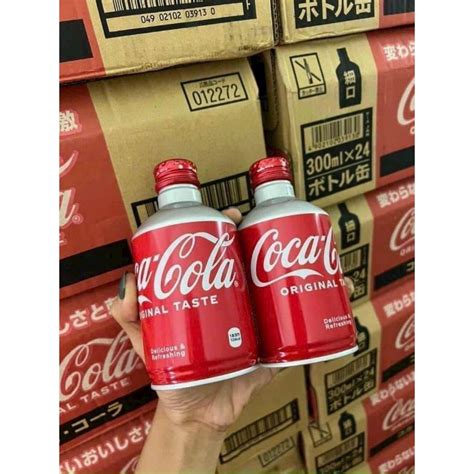 Coca Nhật chính hãng chai nhôm nắp vặn 300ml Shopee Việt Nam