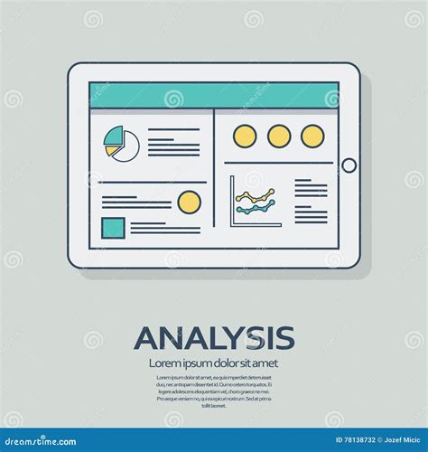 Computer Tablet Graphic Analysis Stock Illustrations 1860 Computer Tablet Graphic Analysis