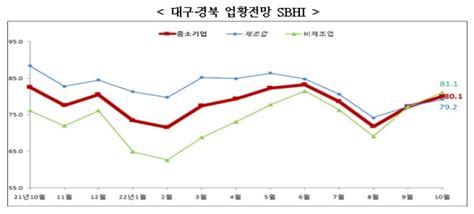 대구·경북 중소기업 경기전망지수 2개월 연속 상승 노컷뉴스