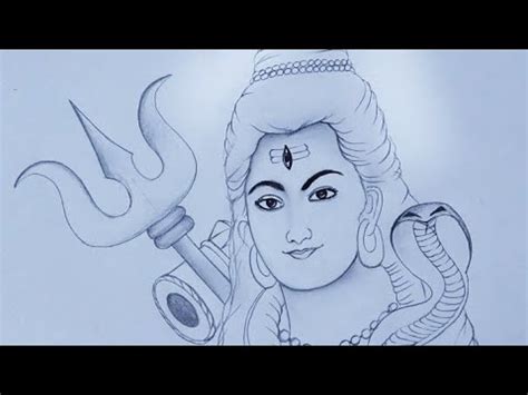 How To Draw Lord Shiva Mahashivratri Drawing Bholenath Drawing Step By