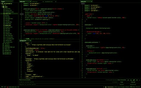 Github Rustysys Dev Rsd Terminal Ui A Terminal Like Ui For Atom With