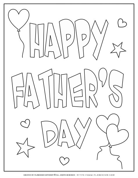 Father S Day Images To Color