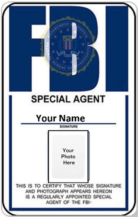 Kids Custom Id Card Etsy