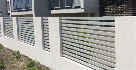 Aluminium Slat Fencing Perth Feature Fencing