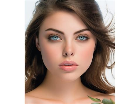 Premium Photo Brunette Model Portrait For Magazine
