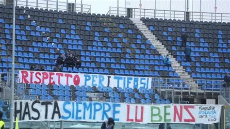 Foto La Protesta Dei Tifosi Al Gewiss Stadium Lo Striscione