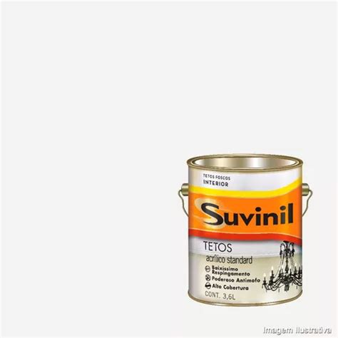 Tinta Acr Lica Para Teto Litros Branco Neve Suvinil Parcelamento