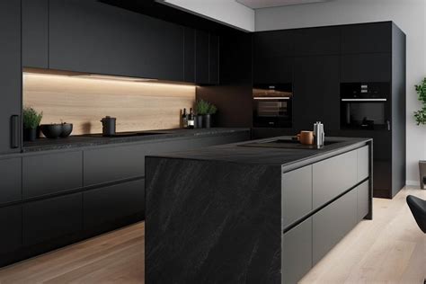 The Dark Marvel Matte Black Kitchen Cabinets For The Discerning Designer Parlun