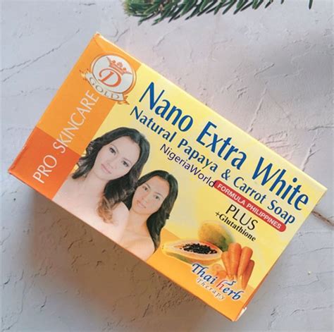 Nano Extra White Natural Papaya Carrot Soap Lazada