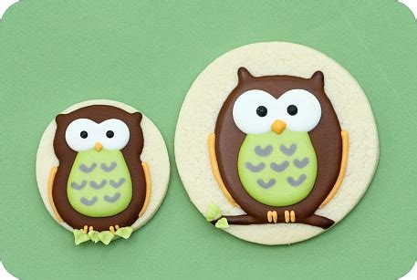 How To Make Decorated Owl Cookies Sweetopia