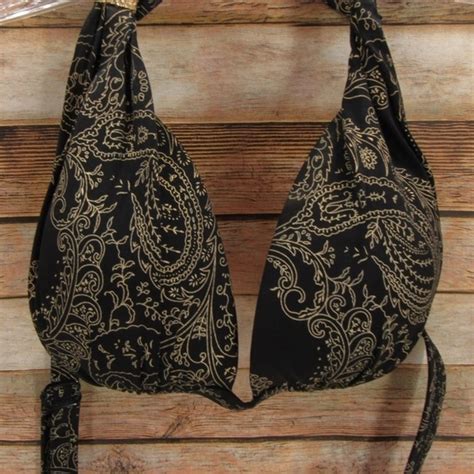 VENUS Swim Venus Blackgold Padded Plunge Bikini Top D Poshmark