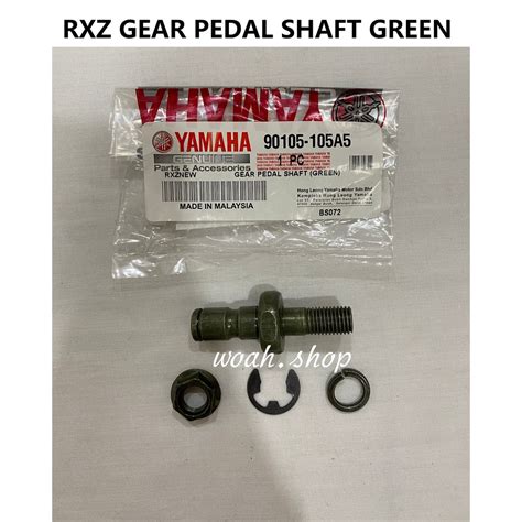 Rxz Gear Pedal Shaft Gear Pedal Bolt Green Thai Yamaha Shopee Malaysia