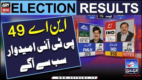 Election 2024 Unofficial Result Of NA 49 Attock PTI Candidate Lead