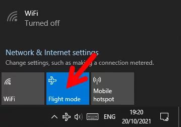 Cara Matikan Atau Nonaktifkan Permanen Mode Pesawat Di Windows