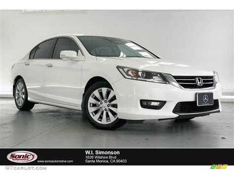 White Orchid Pearl Honda Accord Ex L Sedan Photo