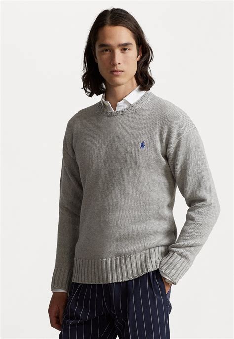 Polo Ralph Lauren Long Sleeve Striktrøjer Andover Heather Grå