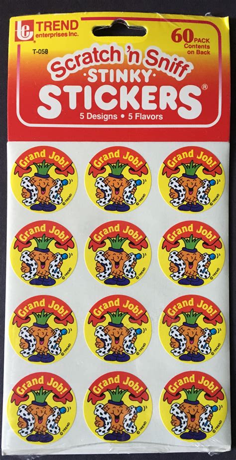 Scratch N Sniff Stickers