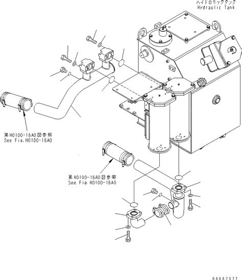 HYDRAULIC TANK ASS Y 561 60 80102 KOMATSU Part Catalog