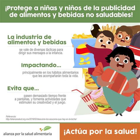 Protege a niñas y niños de la publicidad de alimentos y bebidas no