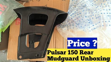 Pulsar 150 Rear Mudguard Unboxing Genuine Bajaj Rear Fender Price