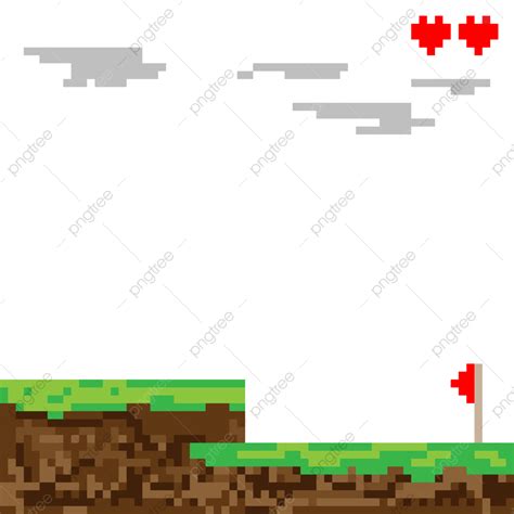 Game Level Map Vector Hd Png Images Game Pixel End Level Pixel