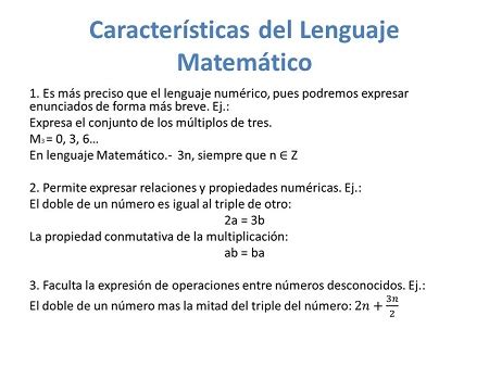 Lenguaje Matematico Educaci N Y Consejos Web Del Maestro