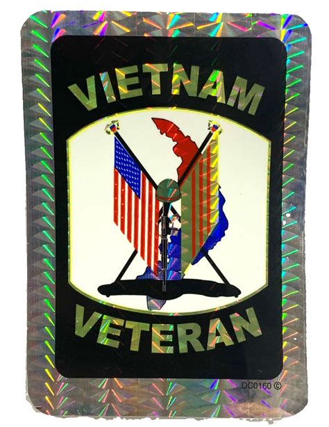 Vietnam Veteran Sticker Grandpopsarmynavy