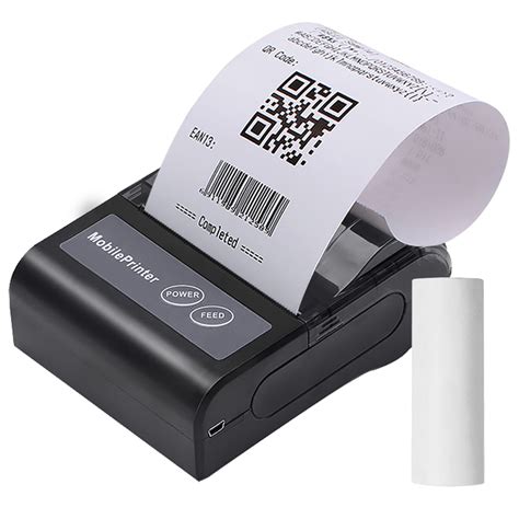 Portable BT 80mm Thermal Receipt Printer Mobile Printer For Bills POS