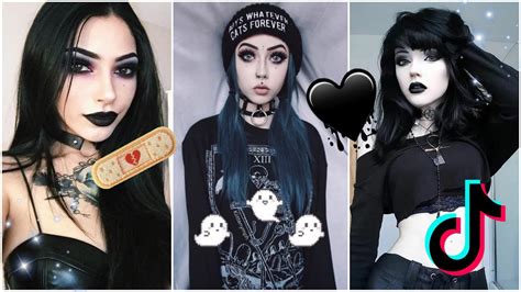 Cute Goth Girls Tiktok Compilation 🖤 Youtube