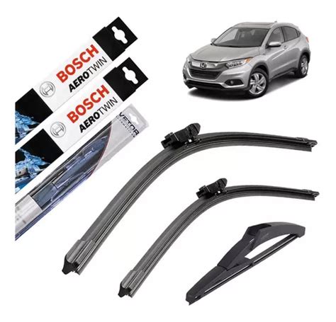 Kit Limpador Para Brisa Diant Tras Honda Hrv Hr V