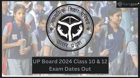 Up Board Class 10 And 12 Exam 2024 Datesheet Out Official Pdf Here