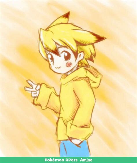 Thunder The Pikachu Human Form Wiki Pokémon Rpers Amino Amino