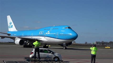 Last Klm Passenger Boeing 747 Flyby Landing And Arrival At The Gat Boeing 747 Boeing