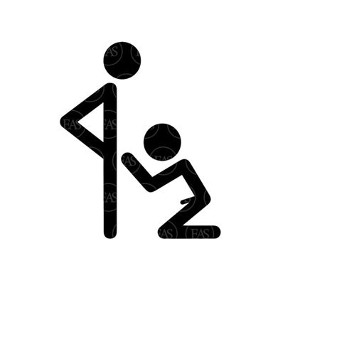 Gay Oral Sex Svg Stick Man Figure Sex Position Vector Cut Inspire