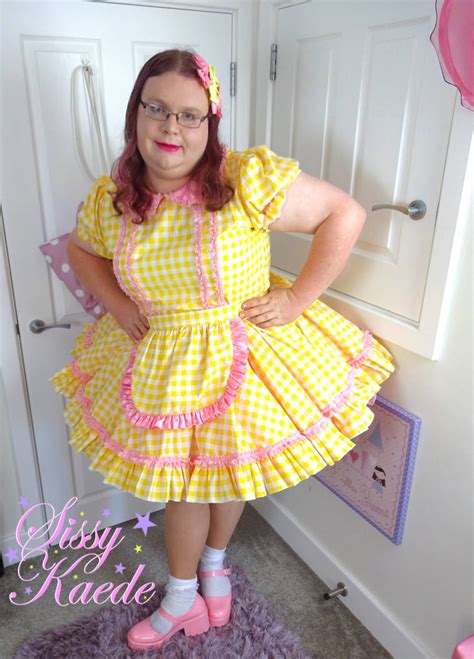 Yellow And Pink Sissy Maid By Sissykaede On Deviantart