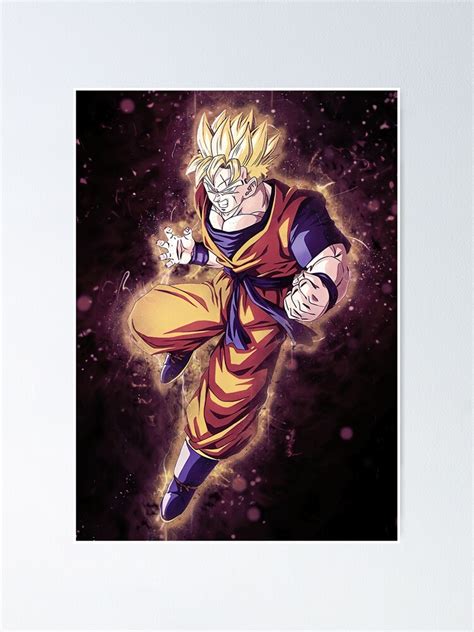 Super Saiyan Gohan Poster For Sale By Danielnowicki Redbubble