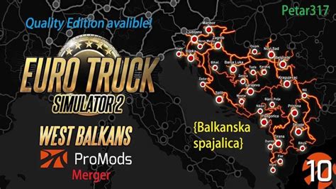 Скачать Euro Truck Simulator 2 Соединение между ProMods 2 68 и West