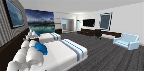 A hotel room I made a while ago : r/roblox