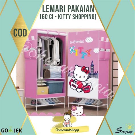 Jual Lemari Pakaian Singel Ciss Lemari Portable Lemari Rakit