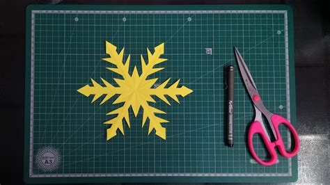 Paper Cutting Design ️ How To Make Paper Snowflake For Christmas Decorations 🎄 Easy Paper Crafts